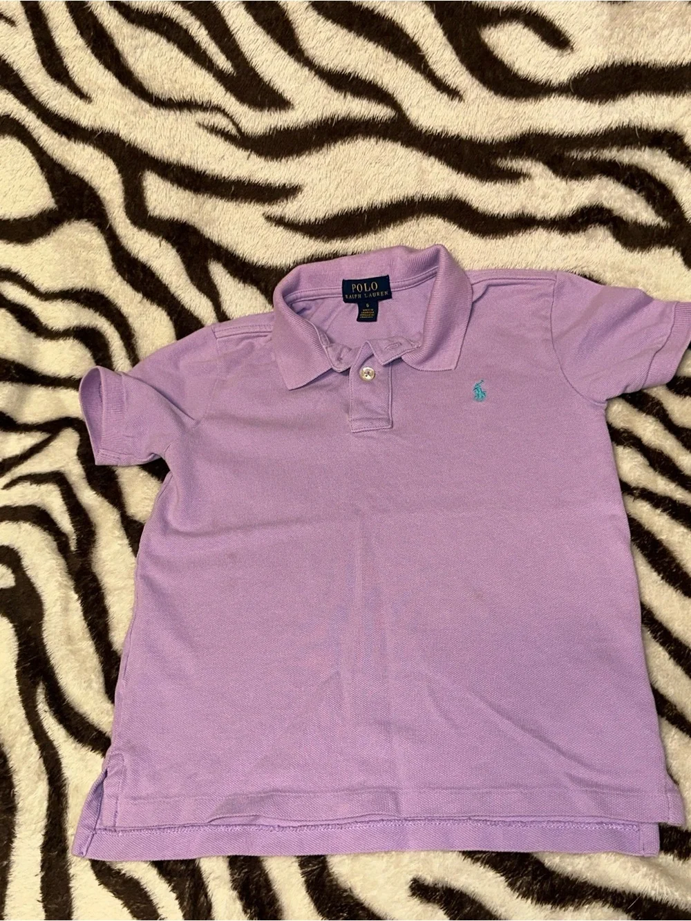 Kids Polo Ralph Lauren Lavender Polo Shirt